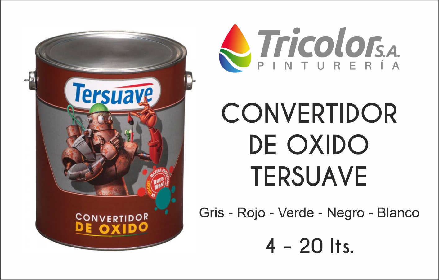 CONVERTIDOR DE OXIDO – TERSUAVE – Tricolor S.A.